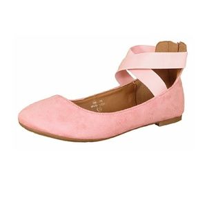 AMBROSE Pretty Pink Ballet Flats
